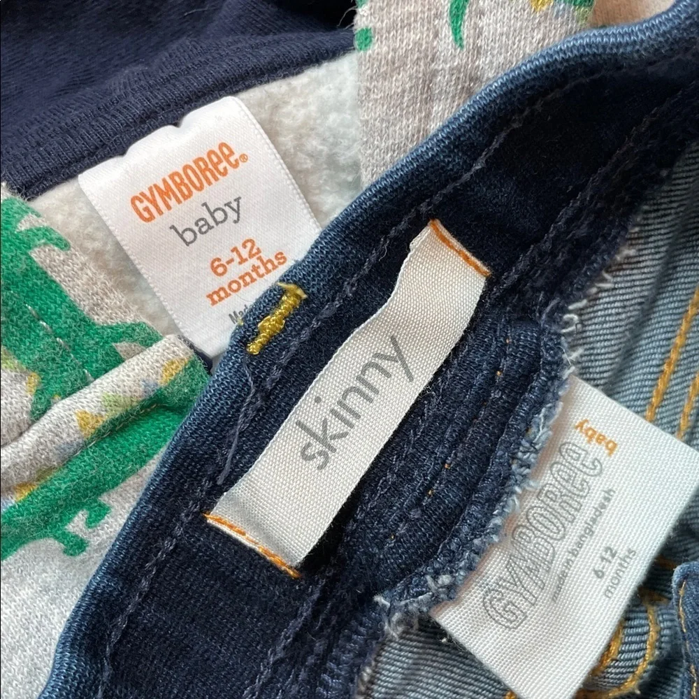 Gymboree Baby baby boys dinosaur jacket + denim jeans